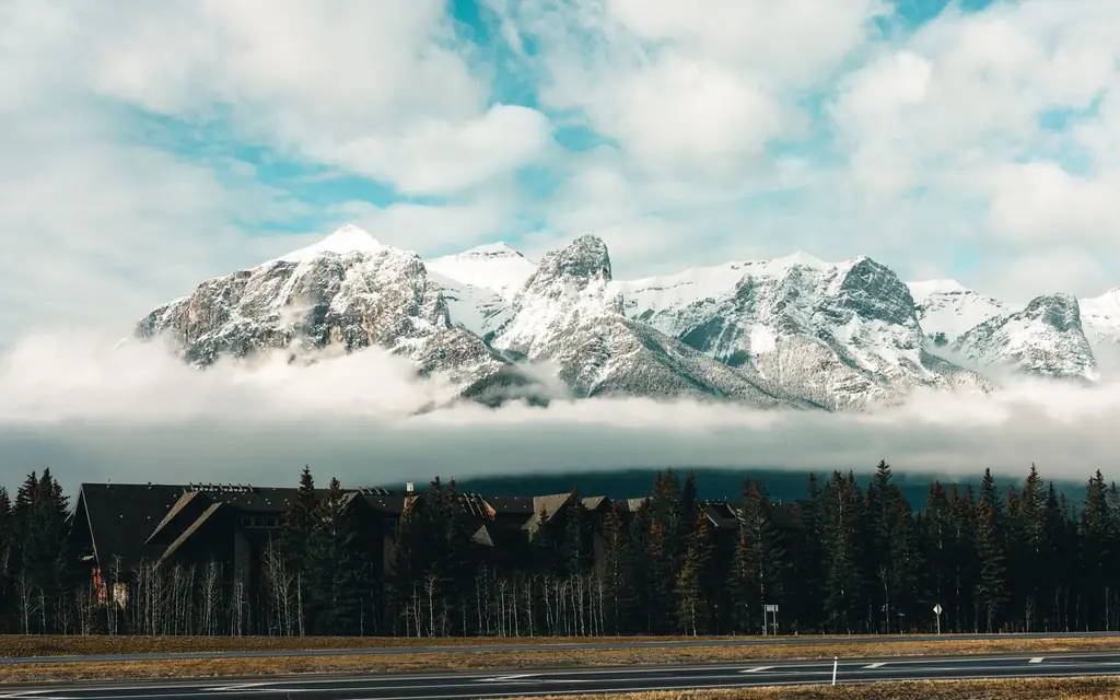 Mountains in Banff National Park