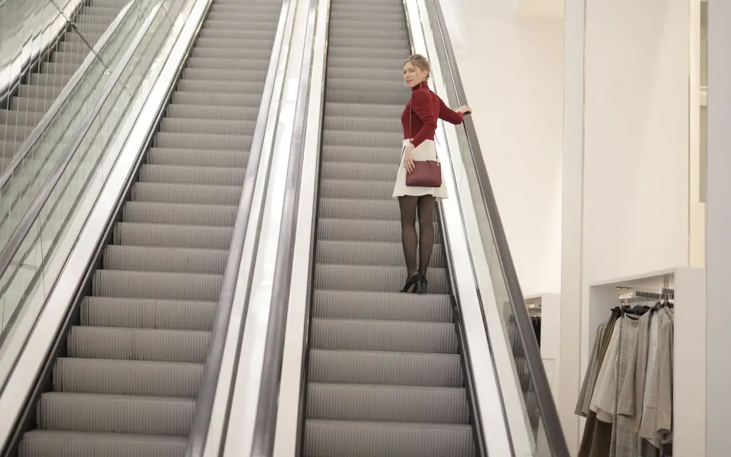 Shopping bags in a luxury mall