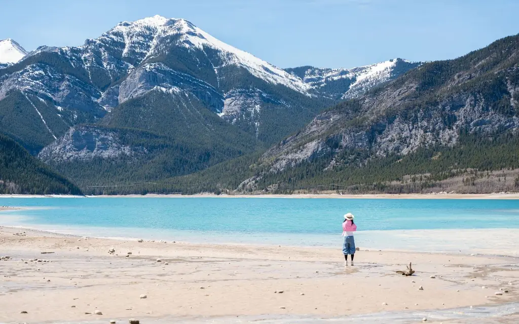 A summer beach on a Canadian lake