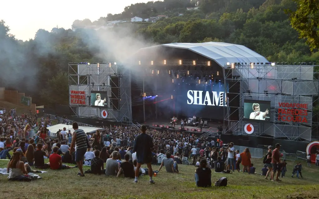 Un concert extérieur en été