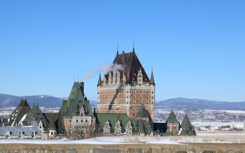 Château Frontenac in winter
