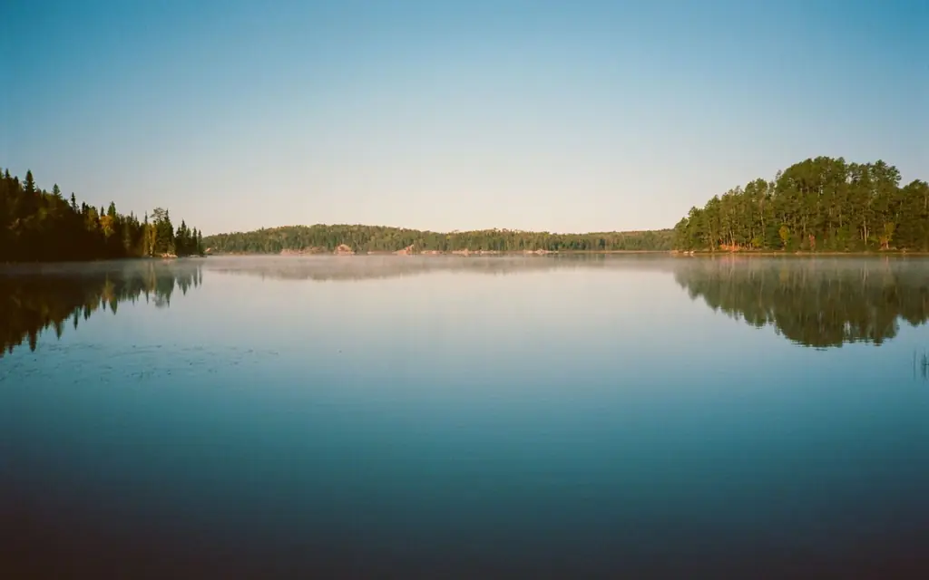 A lake in the Manitoba forest