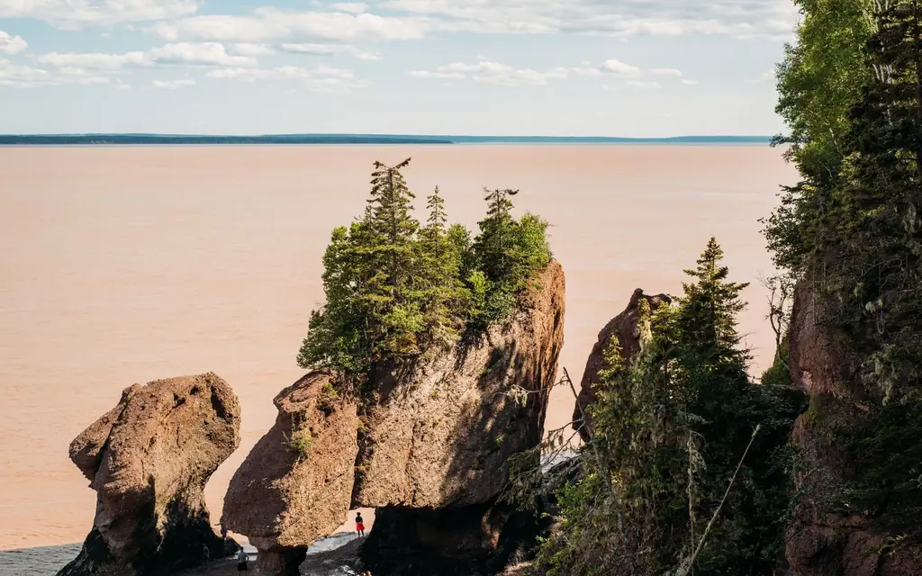 Hopewell Rocks at the Bay of Fundy