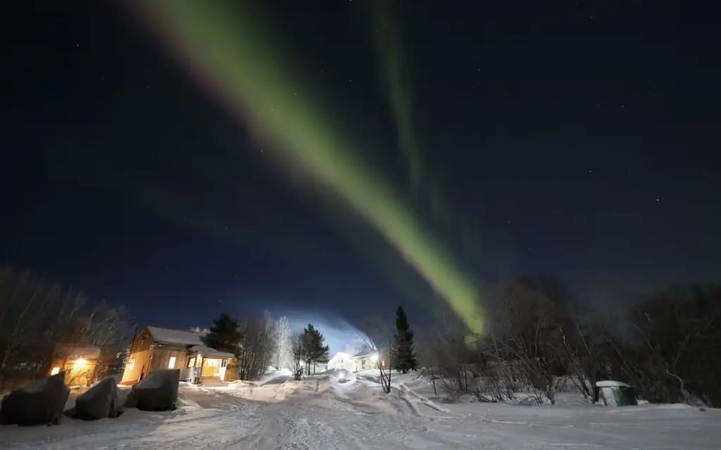 Northern lights over Yellowknife