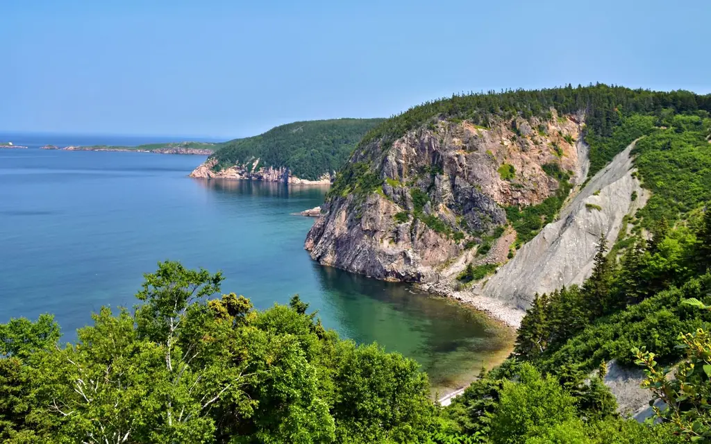 The Cape Breton coast