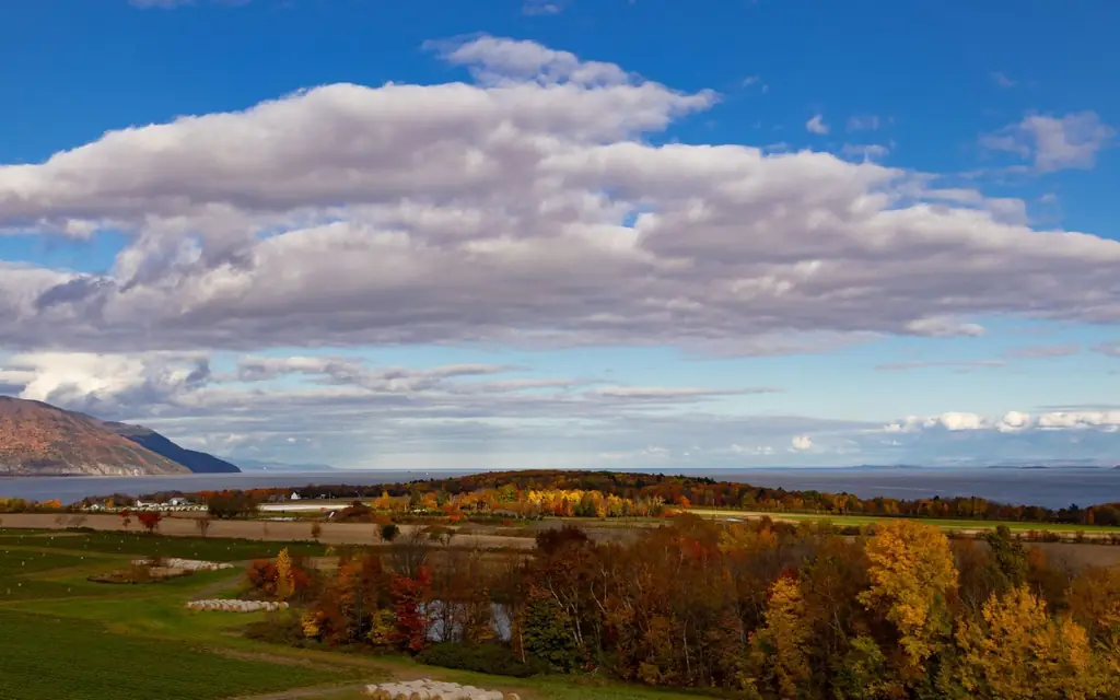 The St. Lawrence shore in Charlevoix