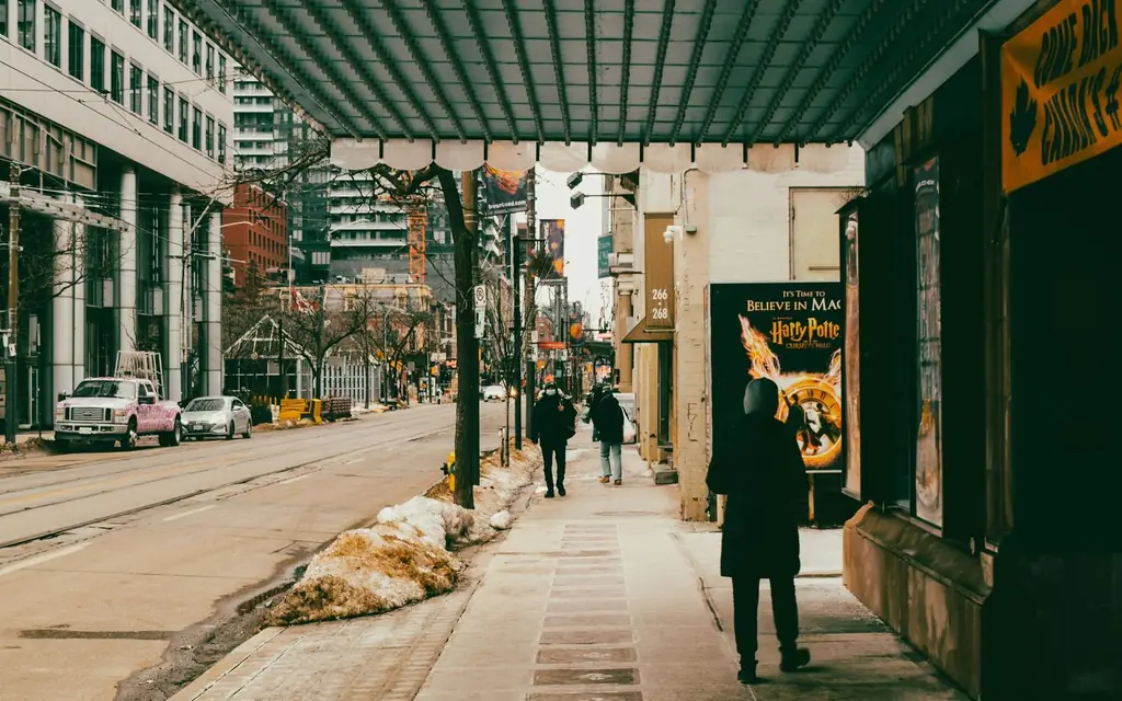 A downtown Toronto street