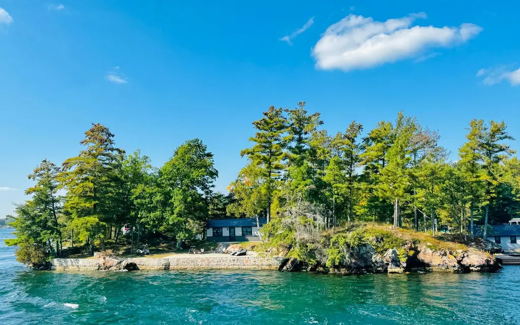 An island in the Thousand Islands near Kingston