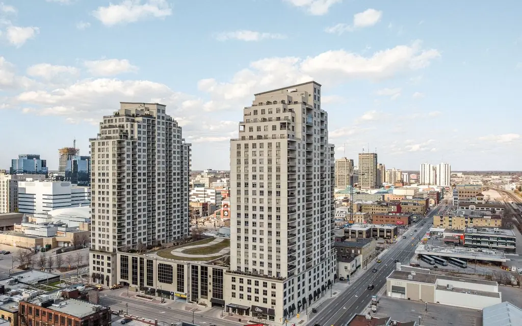 High-rise buildings in downtown London, Ontario