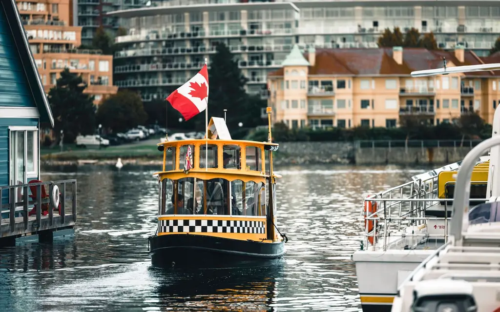 Water taxi in Victoria's Inner Harbour